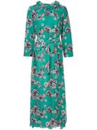 Teija Floral Printed Dress - Green