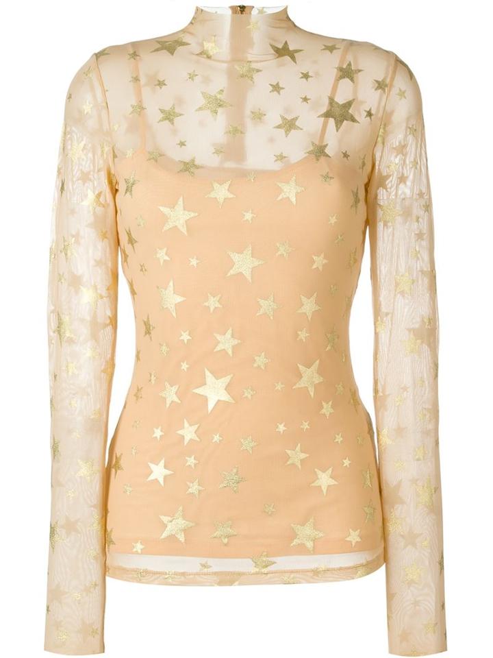 Manish Arora Star Print Sheer Blouse