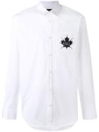 Dsquared2 - Logo Embroidered Shirt - Men - Cotton - 52, White, Cotton