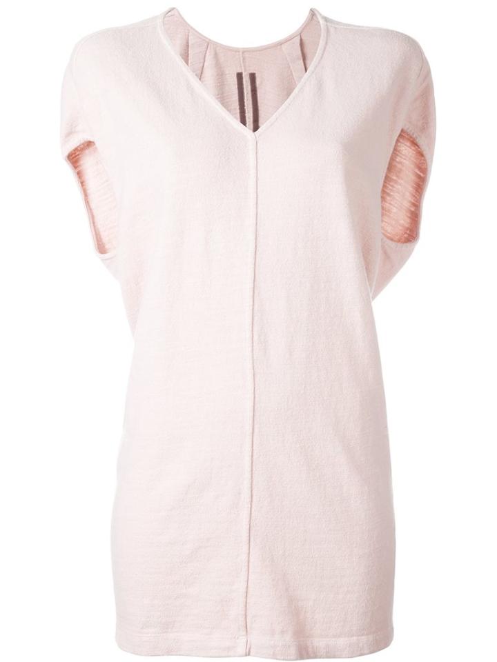 Rick Owens Drkshdw V-neck Oversized T-shirt