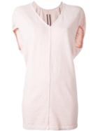 Rick Owens Drkshdw V-neck Oversized T-shirt