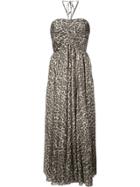 Zimmermann Leopard Print Midi Dress - Brown