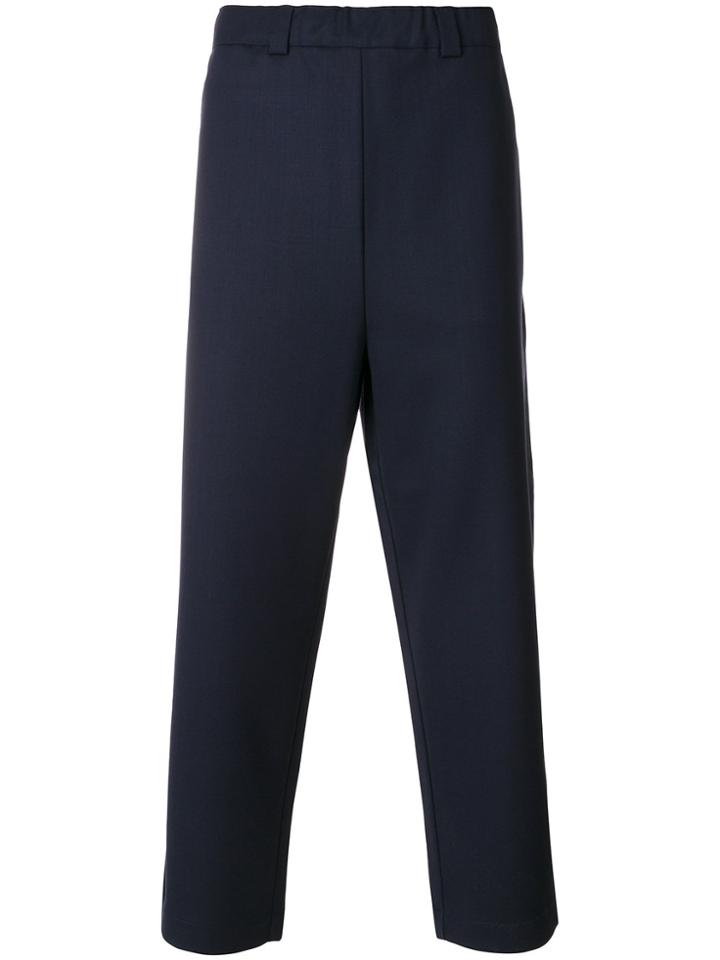Lucio Vanotti Elastic Waistband Chinos - Blue
