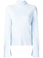 Khaite Roll Neck Jersey - Blue