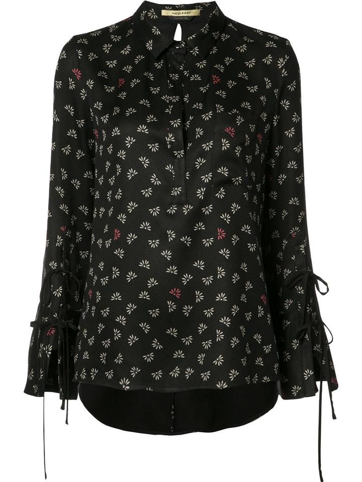 Hellessy 'mauro' Blouse, Women's, Size: 6, Black, Silk