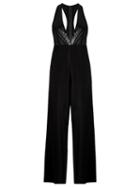 Adriana Degreas Sleeveless Jumpsuit, Women's, Size: G, Black, Viscose