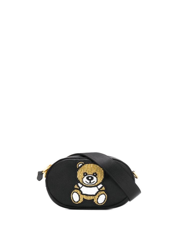 Moschino Embellished Teddy Belt Bag - Black