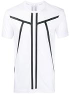 Blackbarrett Tape Line S/s Crew T-shirt - White