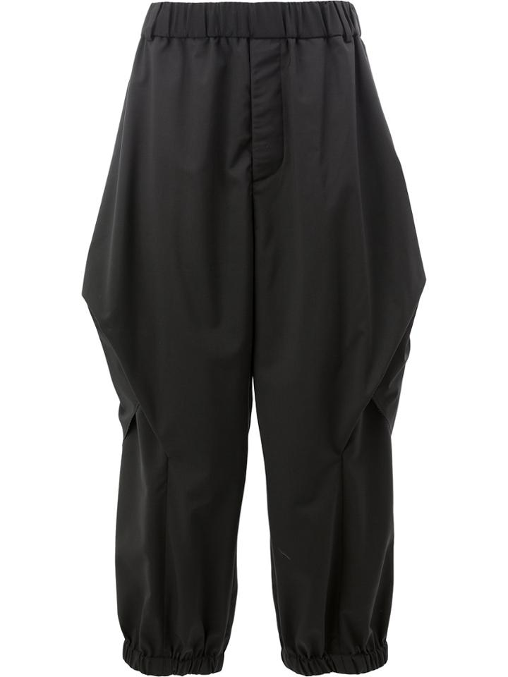 Moohong Drop Crotch Trousers - Black