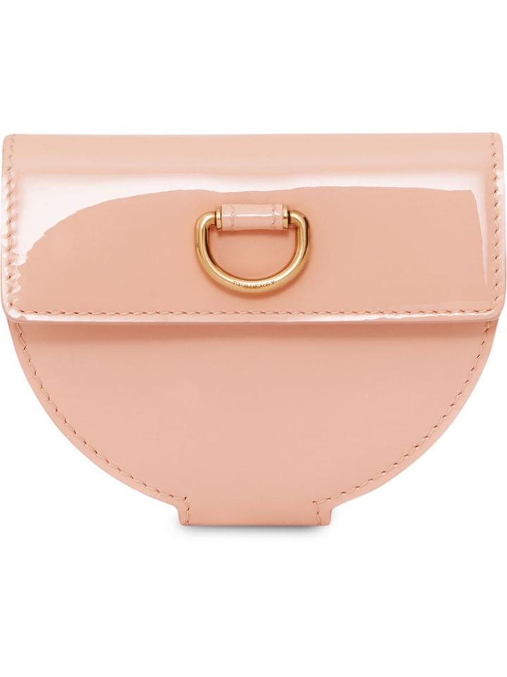 Burberry D-ring Detail Patent Leather Coin Case - Pink & Purple