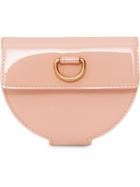 Burberry D-ring Detail Patent Leather Coin Case - Pink & Purple