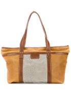 Gianfranco Ferré Pre-owned 1980's Two Tone Tote - Brown