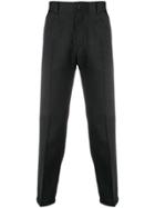 Pt01 Creased Tapered Trousers - Grey