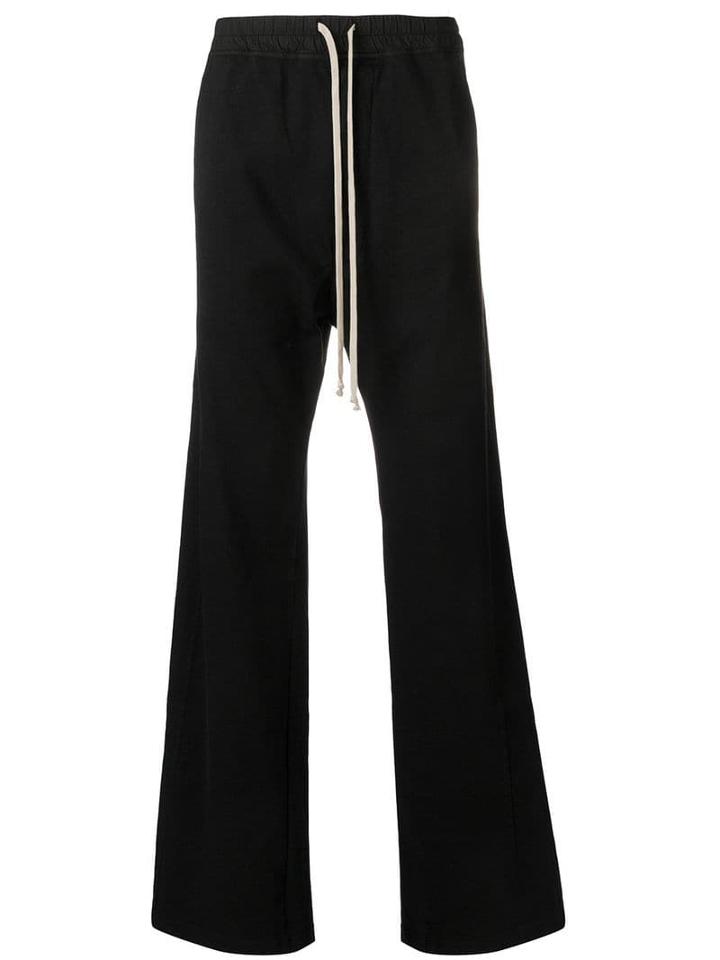 Rick Owens Drkshdw Buttoned Jogging Trousers - Black