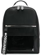 Dsquared2 Logo Strap Backpack - Black