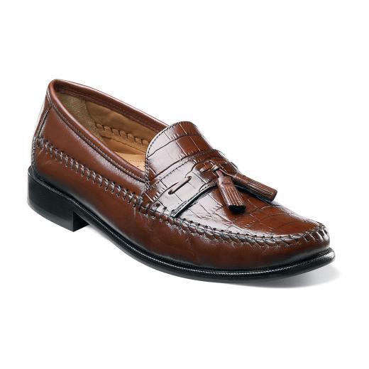 Pisa Florsheim Men's Pisa Moc Toe Leather Dress Tassel Loafer