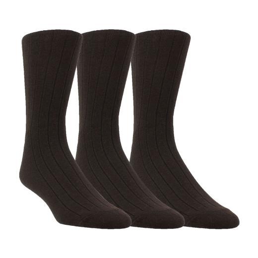 Florsheim 3-pack Flat Knit Socks Mens Socks
