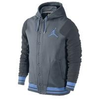 Jordan Varsity Hoodie - Mens - Blue Graphite/charcoal Slate Heather