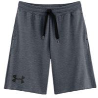 Under Armour Charged Cotton Legacy Shorts - Mens - Carbon Heather/black
