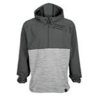 Adidas Originals Standard 1 Anorak Half Zip Hoodie - Mens - Dark Grey Heather/black