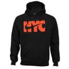 Nike Graphic Hoodie - Mens - Black/orange(reflective Ink)