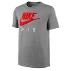 Nike Air Puff T-shirt - Mens - Dark Grey Heather/infrared