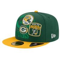 Green Bay Packers New Era Nfl 59fifty Patch Batcher Cap - Mens - Hunter
