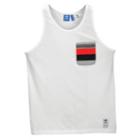 Adidas Originals Pocket Tank - Mens - White/collegiate Red