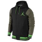 Jordan Varsity Hoodie - Mens - Black/medium Olive/light Green Spark