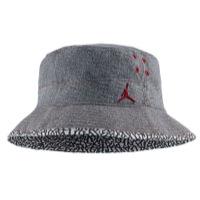 Jordan Heathered Bucket Cap - Adult - Black/wolf Grey/gym Red