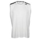 Adidas All World Sleeveless T-shirt - Mens - White/black