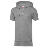 Puma Short Sleeve Sweat T-shirt - Mens - Medium Grey Heather