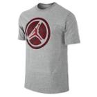 Jordan Lined Wheel T-shirt - Mens - Dark Grey Heather/gym Red