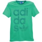 Adidas Originals Wrap Logo T-shirt - Mens - Surf Green/surf Petrol