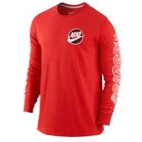 Nike Qt S+ Air Huarache L/s T-shirt - Mens - University Red/white/black
