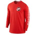 Nike Qt S+ Air Huarache L/s T-shirt - Mens - University Red/white/black