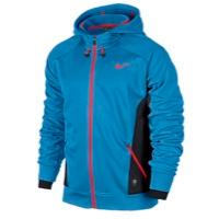 Nike Hero Outdoor Tech F/z Hoodie - Mens - Light Blue Lacquer/black/bright Crimson