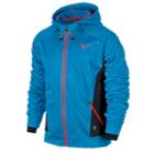 Nike Hero Outdoor Tech F/z Hoodie - Mens - Light Blue Lacquer/black/bright Crimson