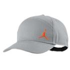 Jordan Jumpman Buckleback Cap - Adult - Wolf Grey/electro Orange