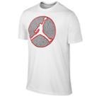 Jordan S.flight Sonic Jumpman T-shirt - Mens - White/light Crimson