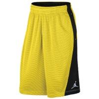 Jordan Flight Future Remix Shorts - Mens - Vibrant Yellow/black