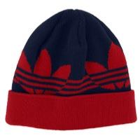 Adidas Originals Switch Stripe Fold Beanie - Mens - Collegiate Navy/power Red