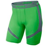 Jordan Stay Cool Compression Shorts - Mens - Light Green Spark/blue Graphite