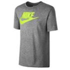 Nike Futura Icon T-shirt - Mens - Dark Grey Heather/volt