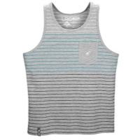 Lrg Rc Stripe Tank Top - Mens - Ash Heather