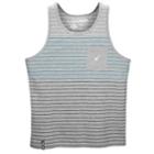 Lrg Rc Stripe Tank Top - Mens - Ash Heather