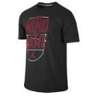 Jordan Sound Mind Solid Game T-shirt - Mens - Black/gym Red