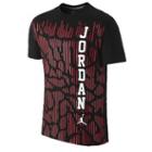 Jordan Aj Xx9 Wordmark T-shirt - Mens - Black/gym Red/white