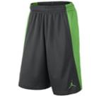 Jordan Baseline Shorts - Mens - Classic Charcoal/light Green Spark