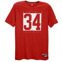 Nike Nsw Fb Bo34 T-shirt - Mens - University Red/dark Grey Heather